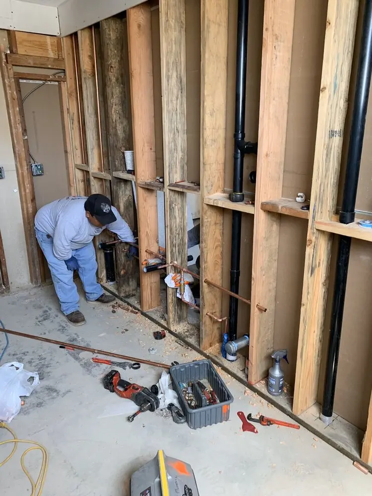 Commercial rough-in plumbing for Gas Line Repair in Sun Valley